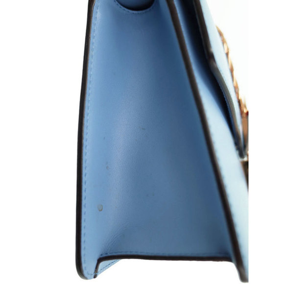 Gucci Sylvie Shoulder Bag Leather Blue - Picture 5 of 9